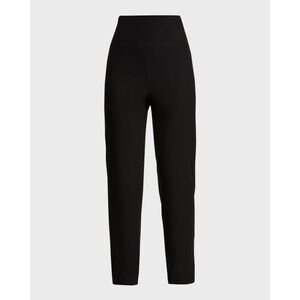 Eileen Fisher NWT 100% Silk Georgette Crepe Tapered Ankle Pants, sz Medium